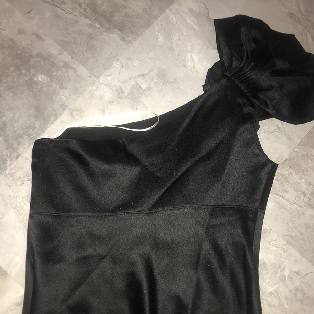Karen Millen Silky Asymmetric Rose Cropped